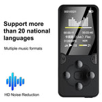 MROBO X-02 128 GB 1,8 tums TFT-skärm MP4-spelare FM-radio röstinspelningsfunktion musikvideospelare walkman med högtalare