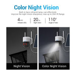 ESCAM QF170 2MP PIR Motion Detection WiFi Two-way Voice Rechargeable Camera Night Vision Security IP Camera Support Cloud Storage