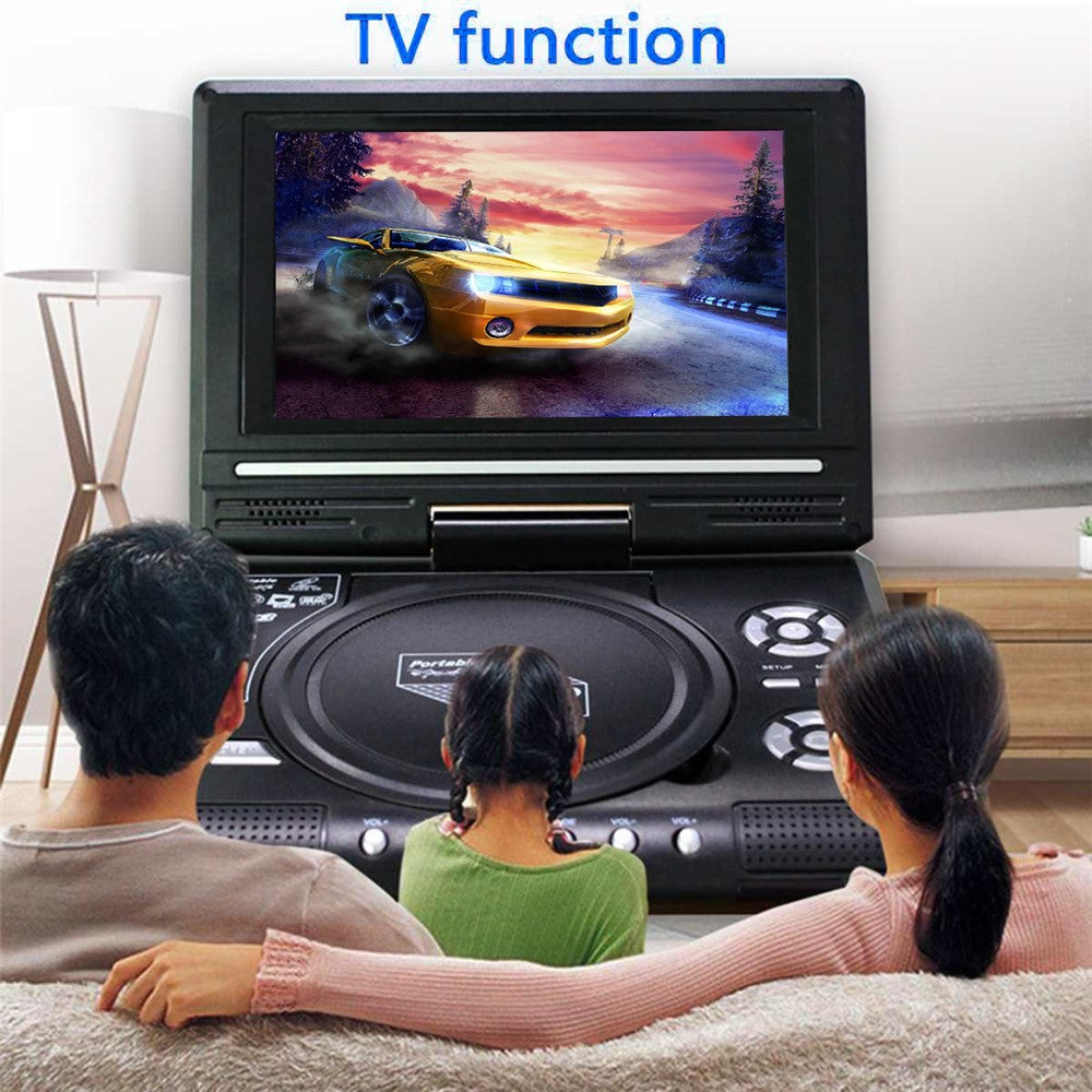 7.8 inch HD LCD Screen Portable DVD with TV Player Support SD / MMC Card / Game Function / USB Port