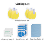 HIFYLUX PS-FF29 4Pcs / Set Ultra Slim Lens Film for PlayStation VR2 Headset TPU Soft HD Protector
