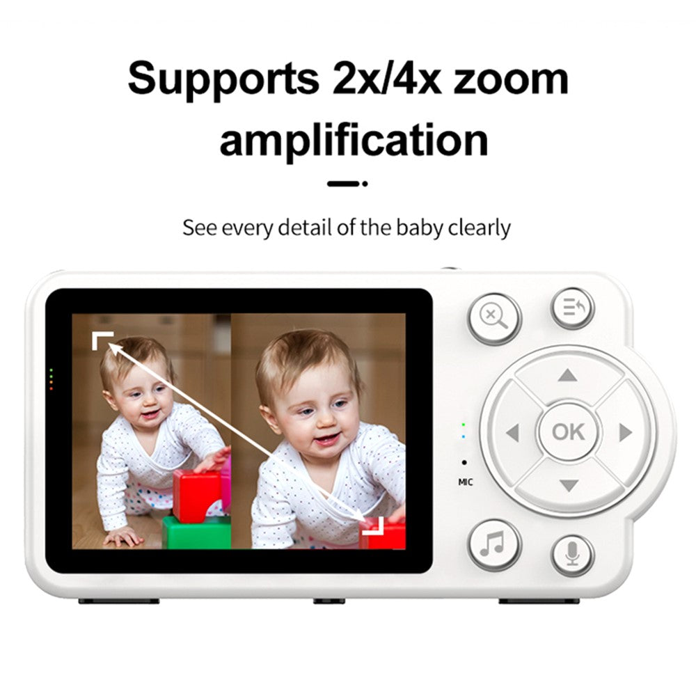 C3 2,8 tums HD-skärm Babyvaktkamera Fjärrövervakning IPC-kamera Babyvaktare, EU-kontakt