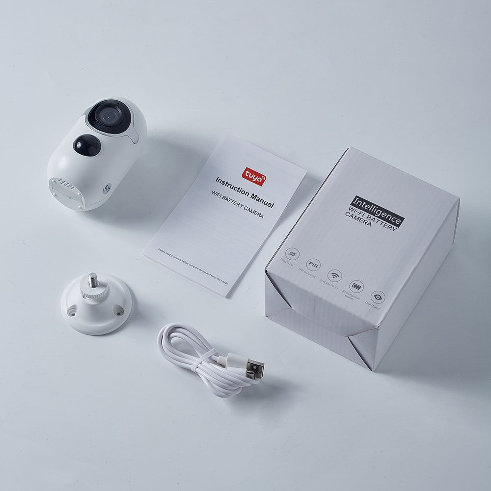 SN-S3T Home Security WiFi Camera Anti-theft Rechargeable HD Night Vision Camera Support Tuya App