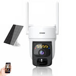 X3 Solar Power 2K HD WiFi Camera Two-way Talk Night Vision Surveillance Camera