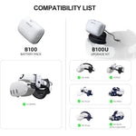 BOBOVR B100 10000mAh Battery Pack for BOBOVR S3 Pro VR Head Strap Replacement Hot-Swap Battery Accessories