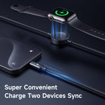 MCDODO CA-258 1.5m Type-C to Type-C + Watch Wireless Charger 2-in-1 Phone Data Cable