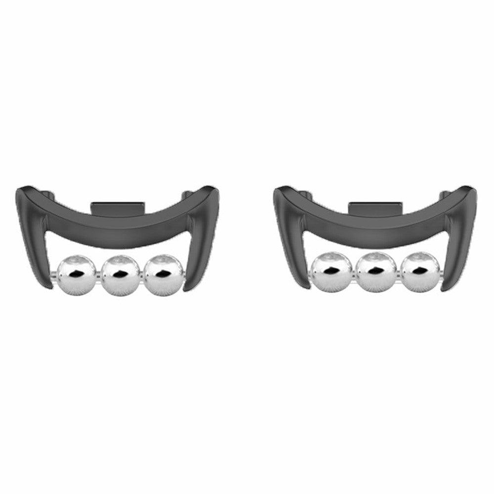 1 Pair for Xiaomi Smart Band 8 DIY Watch Strap Connector Beads Design Wristband Metal Connector