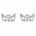 1 Pair for Xiaomi Smart Band 8 DIY Watch Strap Connector Beads Design Wristband Metal Connector
