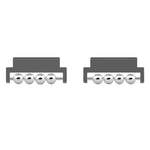 1 Pair for Huawei Watch GT 4 41mm Smartwatch Strap Connector Beads Design 18mm Band Metal Adapter