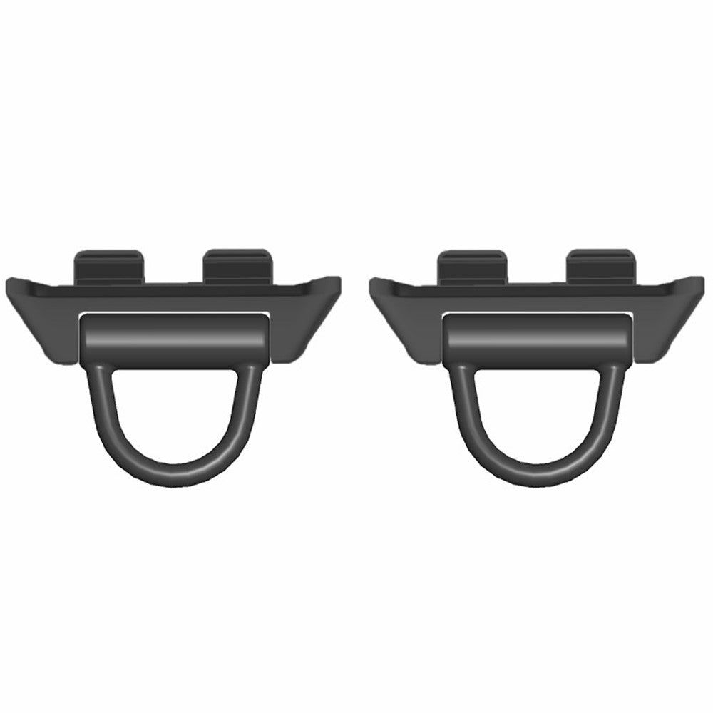 1 Pair for Honor Band 9 Curved Tube Design Strap Connector DIY Bracelet Metal Connector