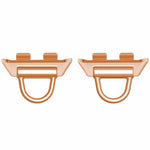 1 Pair for Honor Band 9 Curved Tube Design Strap Connector DIY Bracelet Metal Connector
