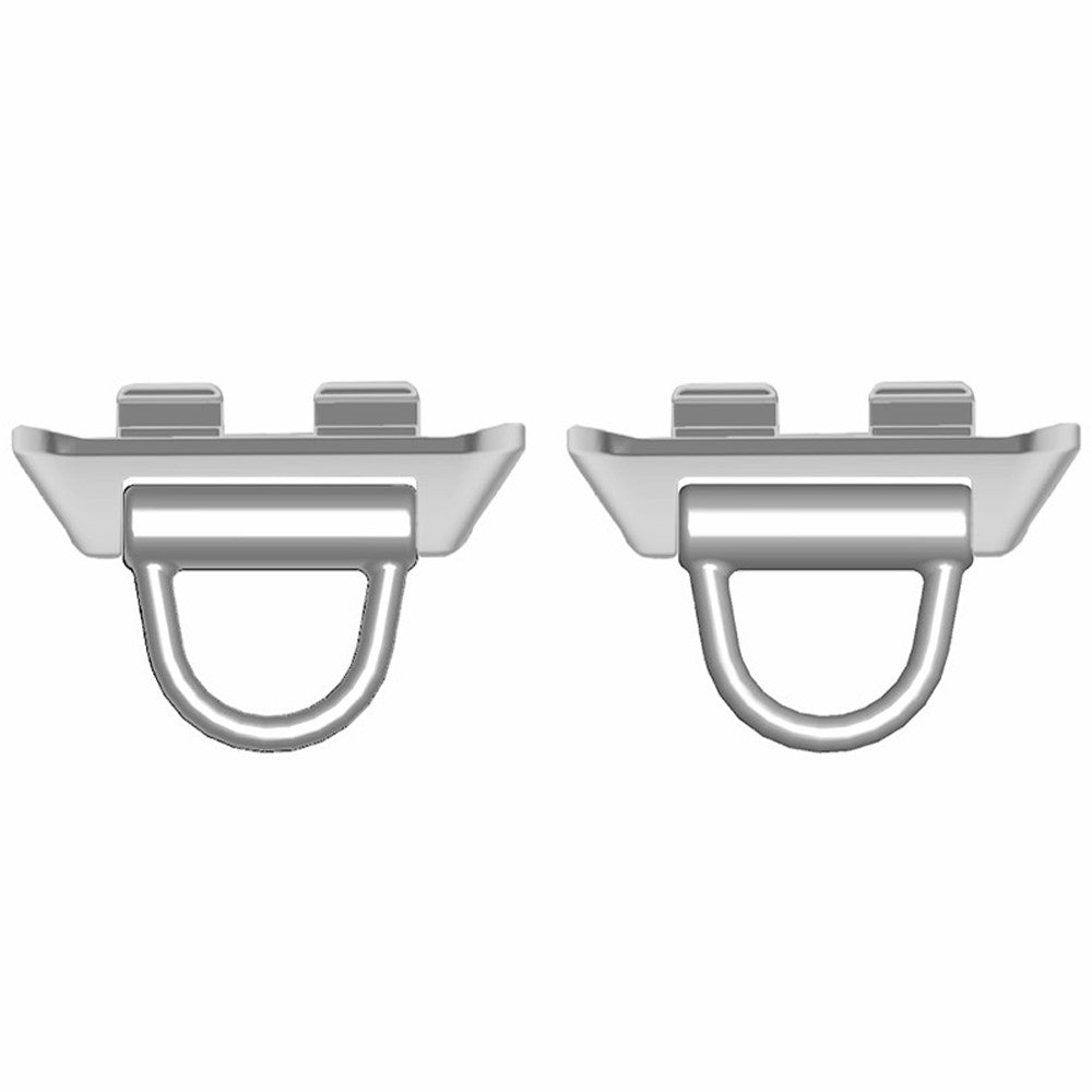1 Pair for Honor Band 9 Curved Tube Design Strap Connector DIY Bracelet Metal Connector
