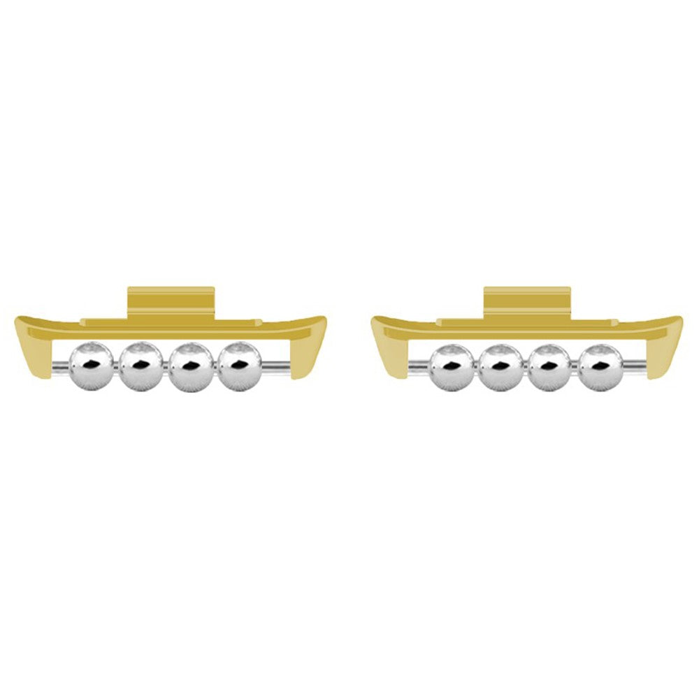 1 Pair for Xiaomi Smart Band 8 Pro / Redmi Watch 4 DIY Watch Strap Adapter Beads Design Metal Connector