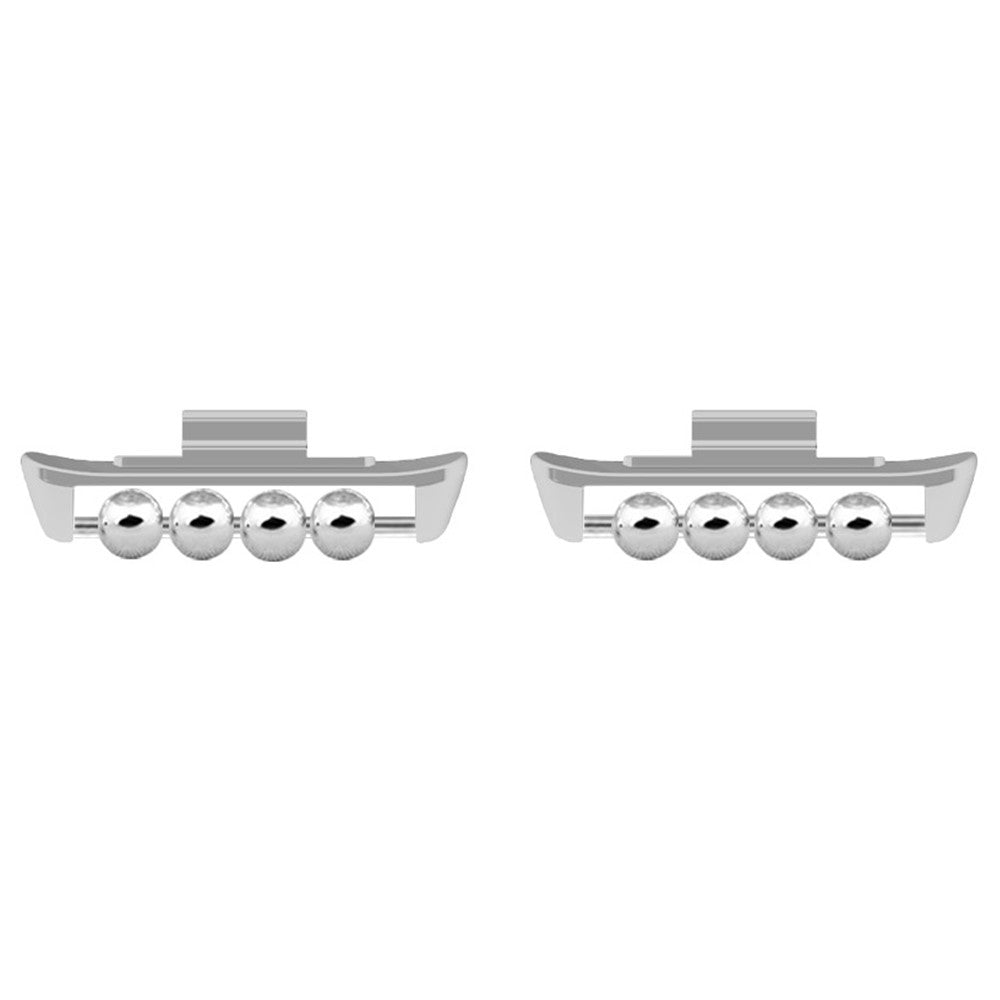 1 Pair for Xiaomi Smart Band 8 Pro / Redmi Watch 4 DIY Watch Strap Adapter Beads Design Metal Connector