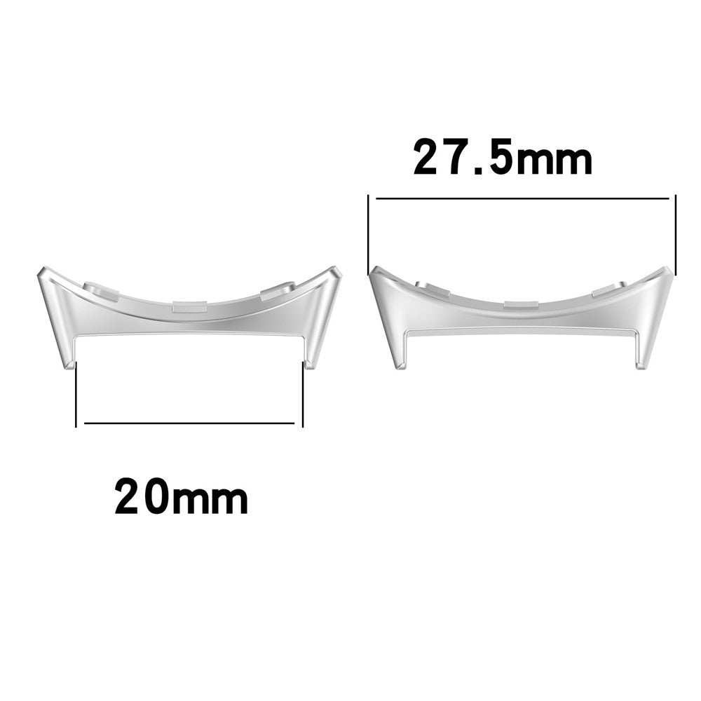 1 Pair 20mm Watch Band Connector for Google Pixel Watch 3 41mm Stainless Steel Connection Adapter