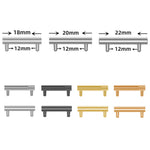 1 Pair Watch Strap Connector 20mm to 12mm Watch Band Metal Adapter