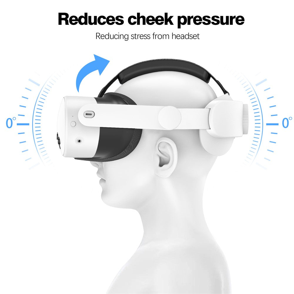 Hovedstrop til Meta Quest 3S Vendbar Hovedbøjle VR Headset Tilbehør