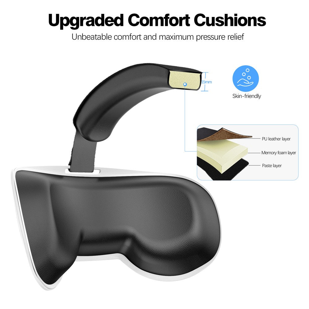 Hovedstrop til Meta Quest 3S Vendbar Hovedbøjle VR Headset Tilbehør