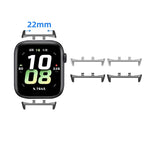 1 Pair for Honor Watch 5 Watchband Connector 22mm Replacement Strap Metal Adapters