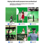 Photography Backdrop 3 x 4m Polyester Studio Background Screen for Live Streaming  /  Photo Shooting