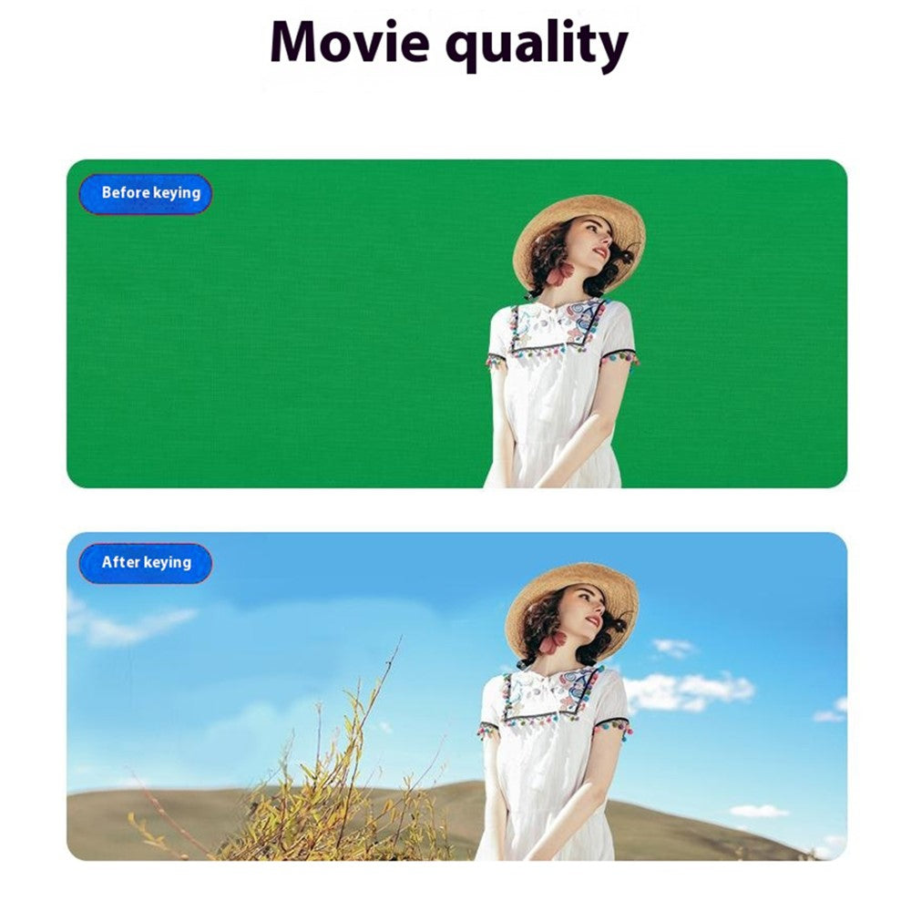 Photography Backdrop 3 x 4m Polyester Studio Background Screen for Live Streaming  /  Photo Shooting