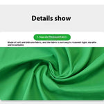 1 x 1.5m Photography Backdrop Set with 4 Clips Polyester Background Screen for Studio / Live Streaming
