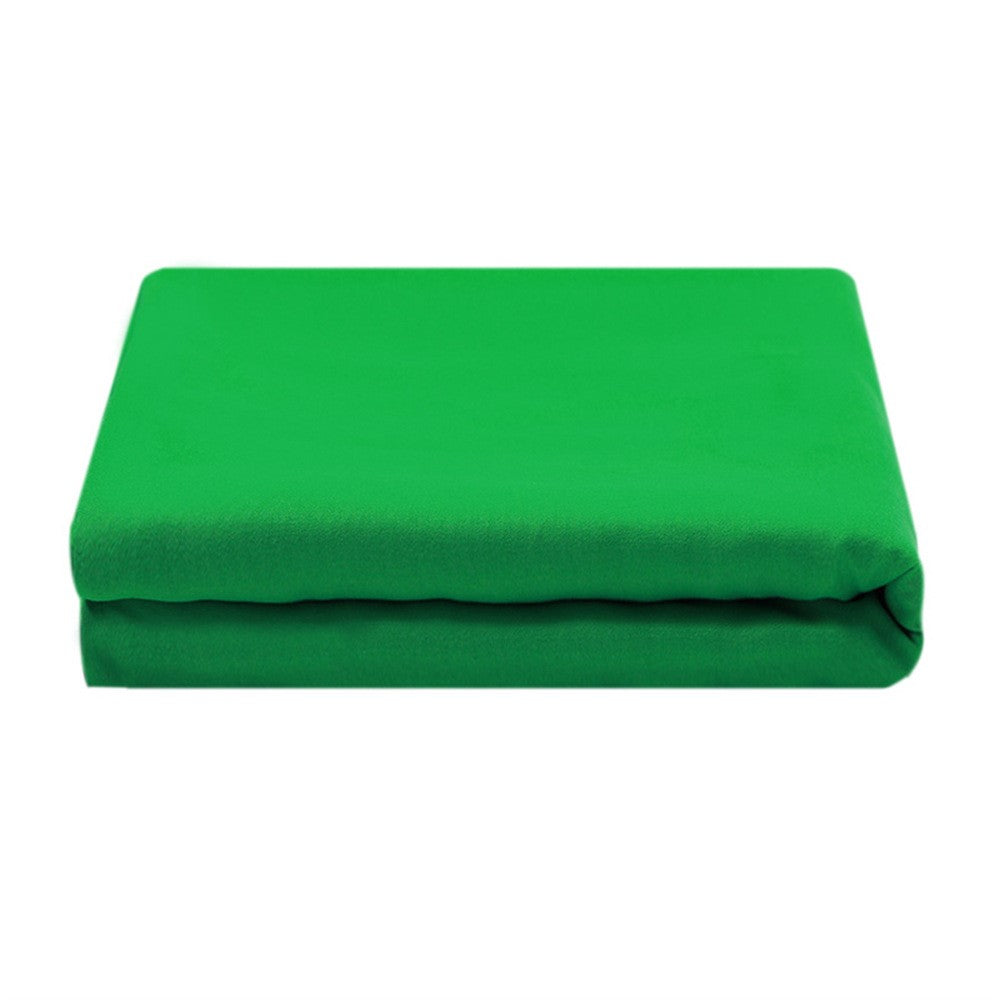 2 x 3m Photography Backdrop Set with 4 Clips Polyester Background Screen for Studio / Live Streaming