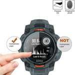 3Pcs For Garmin Instinct 3 Solar 45mm / Coros Pace Pro / Coros Nomad / Coros Apex 42mm / 46mm Tempered Glass Screen Protector HD Clear Watch Screen Film