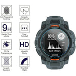 3Pcs For Garmin Instinct 3 AMOLED 50mm Tempered Glass Screen Protector HD Clear Watch Screen Film