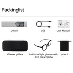 S110 First-Person View Glasses Camera IPS Display WIFI APP Control 2.7K Ultra HD Video Recorder