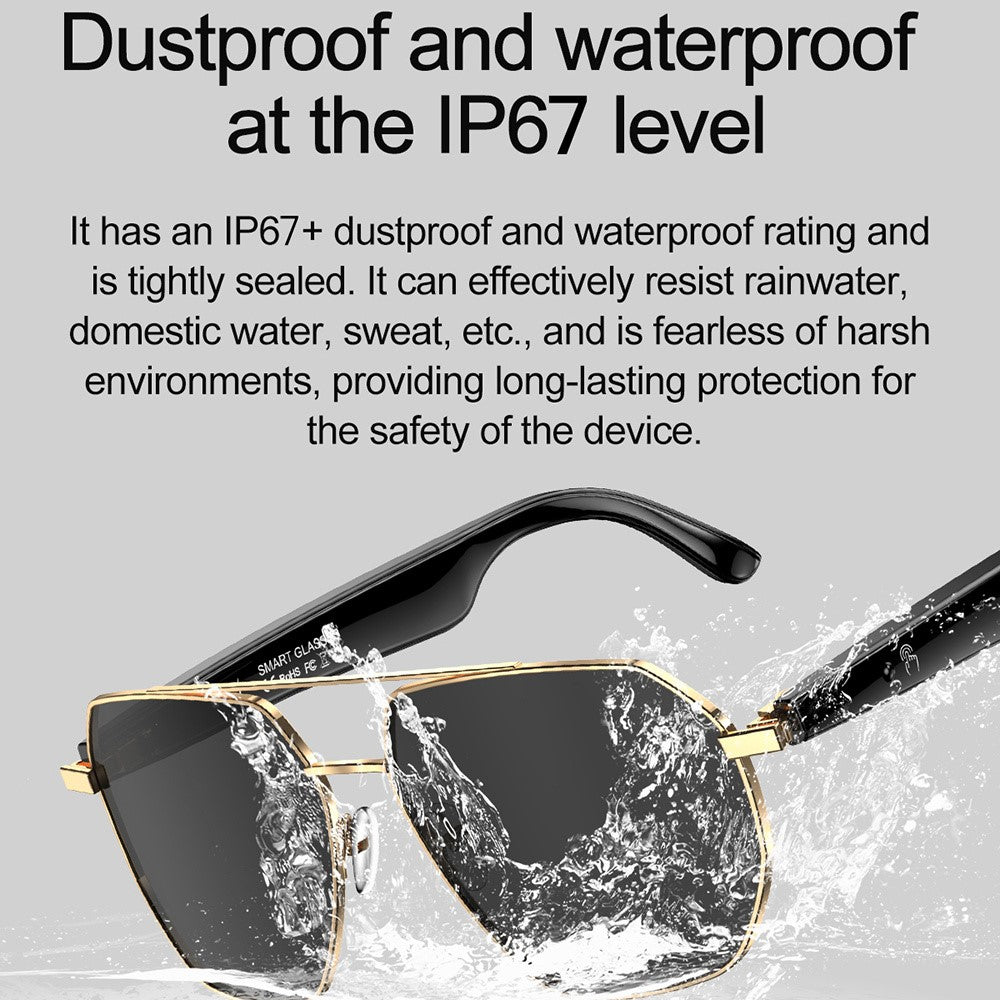 W100C AI Smart Glasses Audio Calls Real-Time Translation Voice Assistant Bluetooth-Compatible Music Playback Photo Capture Glasses