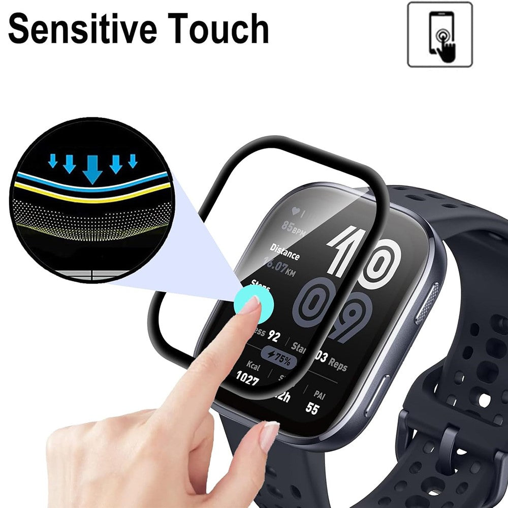Huami Amazfit Bip 6 Klockfilm Reptålig Film PET 3D Smartwatch Skärmskydd