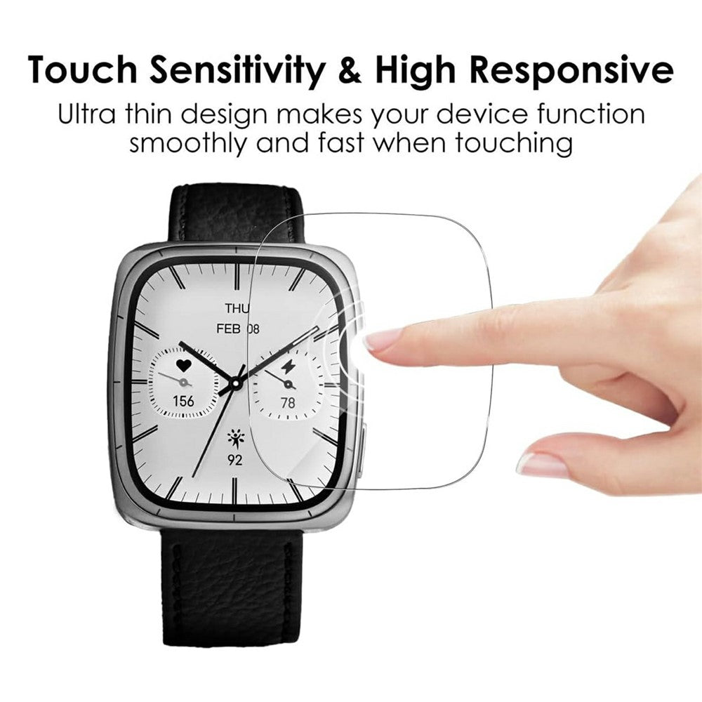 3Pcs For Huami Amazfit Active 2 Square TPU Watch Screen Protector Anti Scratch HD Clear Hydrogel Film
