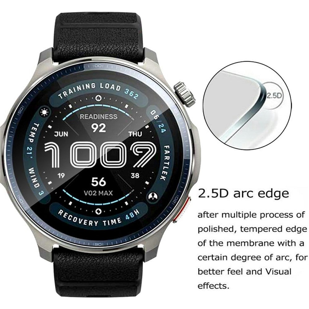 3Pcs For Huami Amazfit Balance 2 Tempered Glass Screen Protector HD Clear Watch Screen Film