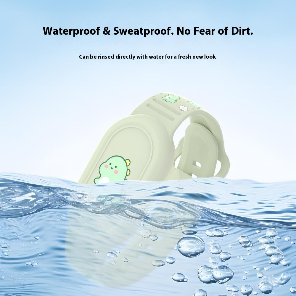 For Samsung Galaxy SmartTag2 Silicone Wristband Cartoon Waterproof Protective Case Holder