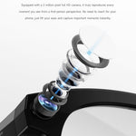 M88 AI Smart Glasses 2 MP-kamera HD-videooptagelse Bluetooth-kompatible briller Indbygget LED-lommelygte