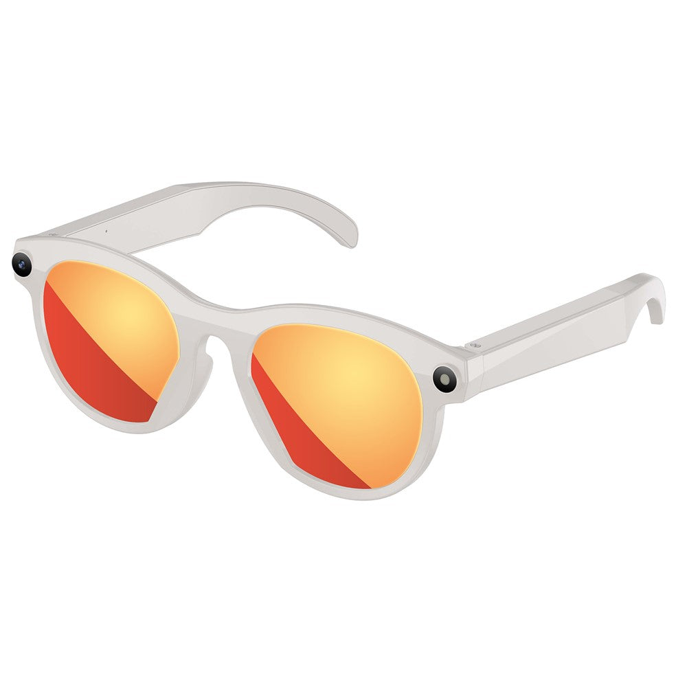 M88 AI Smart Glasses 2 MP-kamera HD-videooptagelse Bluetooth-kompatible briller Indbygget LED-lommelygte