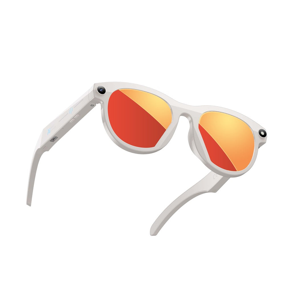 M88 AI Smart Glasses 2 MP-kamera HD-videooptagelse Bluetooth-kompatible briller Indbygget LED-lommelygte