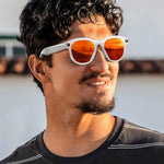 M88 AI Smart Glasses 2 MP-kamera HD-videooptagelse Bluetooth-kompatible briller Indbygget LED-lommelygte