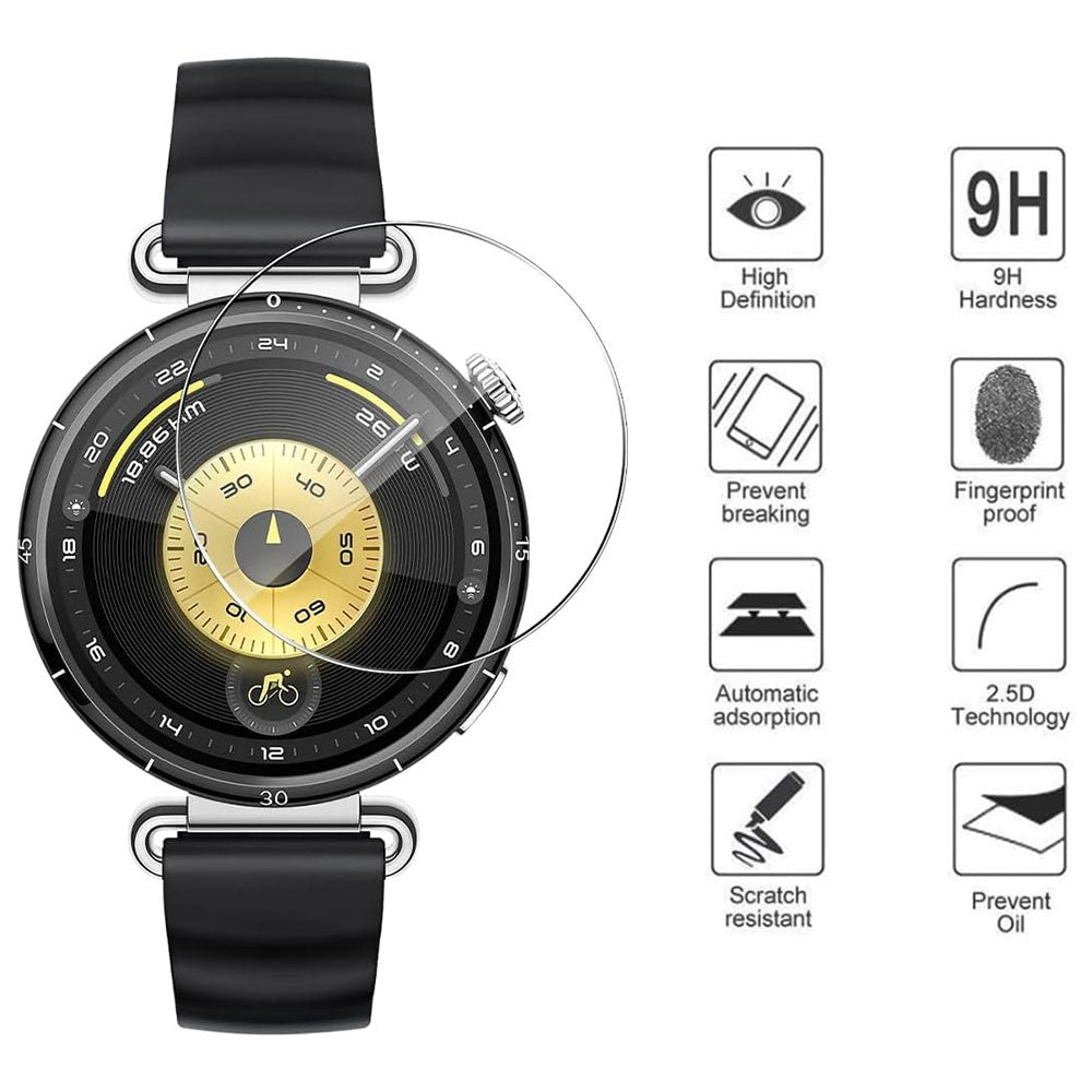 3Pcs For Huawei Watch GT 6 41mm Tempered Glass Screen Protector HD Clear Watch Screen Film