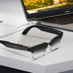 W630 AI Smart Video Recording Glasses for iPhone  /  Android Translation Waterproof Photo Capture Voice Activated