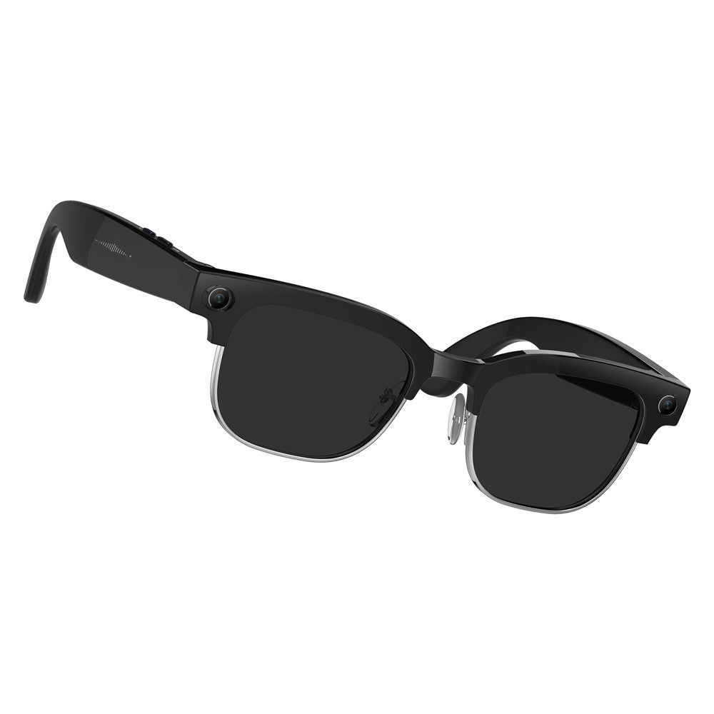 W630 AI Smart Video Recording Glasses for iPhone  /  Android Translation Waterproof Photo Capture Voice Activated
