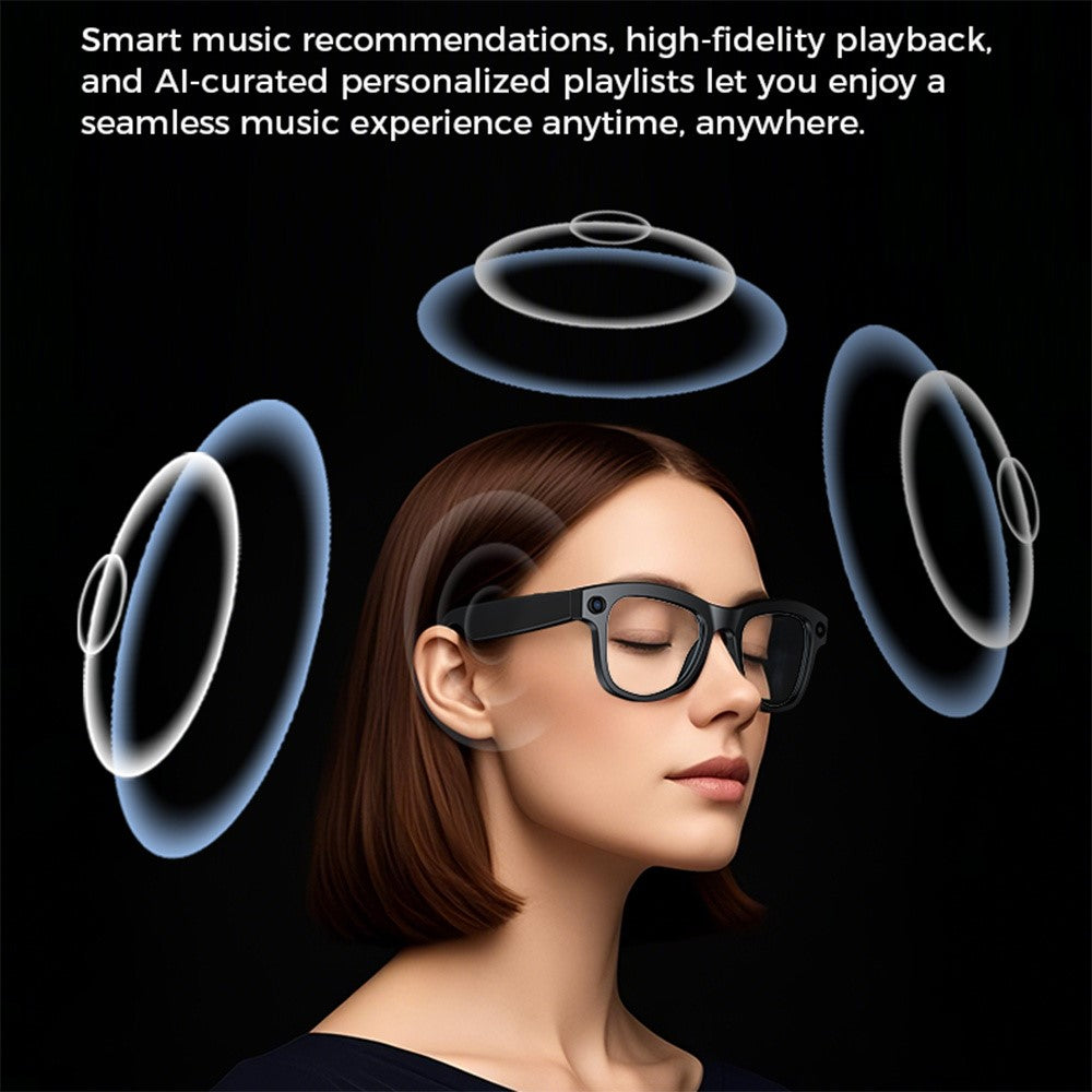 M01S Realtids-Oversættelse AI Smarts-briller Stemmeopkald Musikafspilning Multifunktionelle Briller