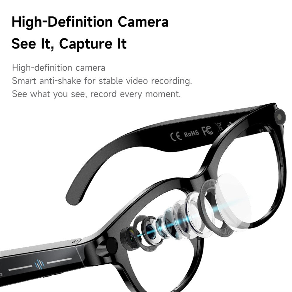 M89 Real Time Translation AI Smart Glasses 2MP HD Camera Bluetooth-compatible Calling Music Eyeglasses