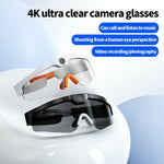XV15 AI-oversættelses-smart-briller UV-beskyttelse Bluetooth-kompatible briller 4K HD-kamera til udendørs cykling