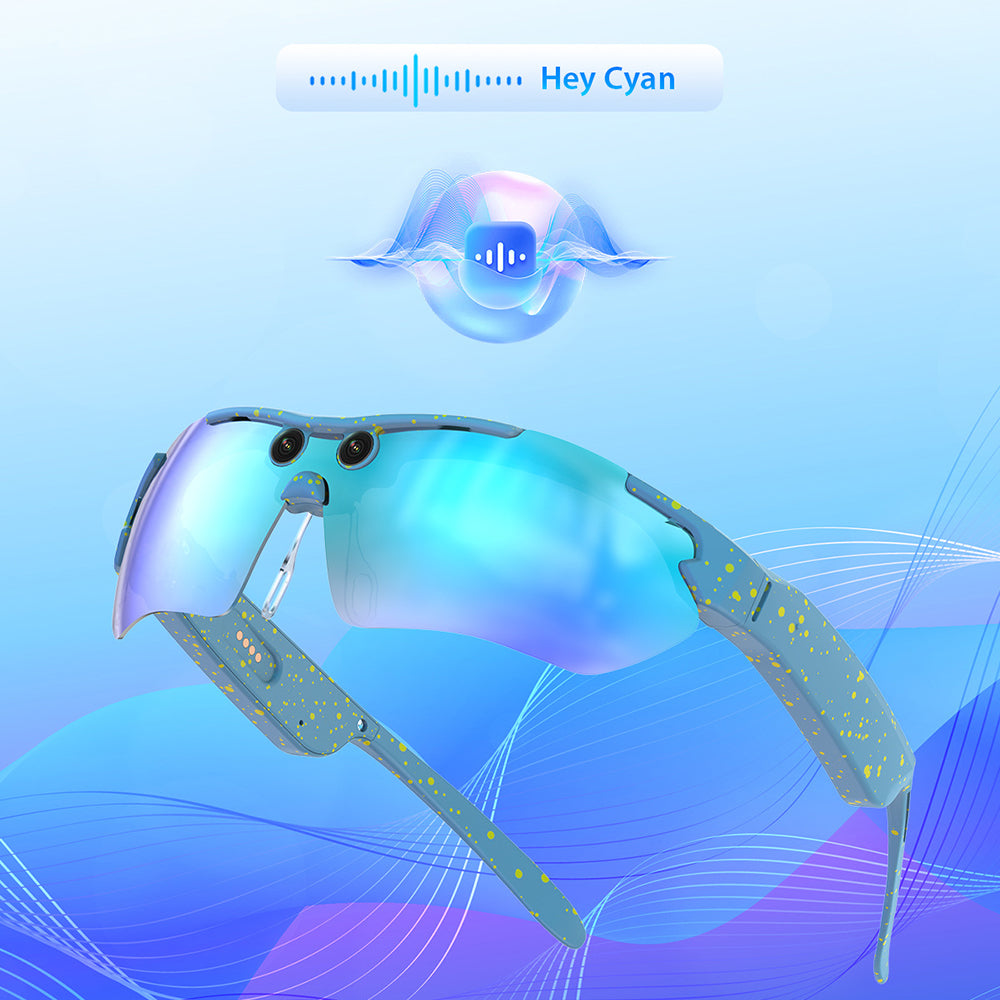 G6 AI Smart Glasses Voice Assistant Real Time Translation Video Recording Bluetooth-compatible Outdoor Eyewear