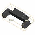 1 Par 16 mm til 22 mm metalkonnector til Casio DW / GA / GW / GLX Serie Urrem Adapter
