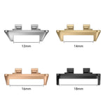 2 stk. 14 mm Urremforbindelse i Rustfrit Stål til Huawei Band 11 / 11 Pro Metal Urrem Adapter