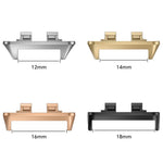 2Pcs 18mm Stainless Steel Watch Strap Connector for Huawei Band 11  /  11 Pro Metal Watchband Adapter