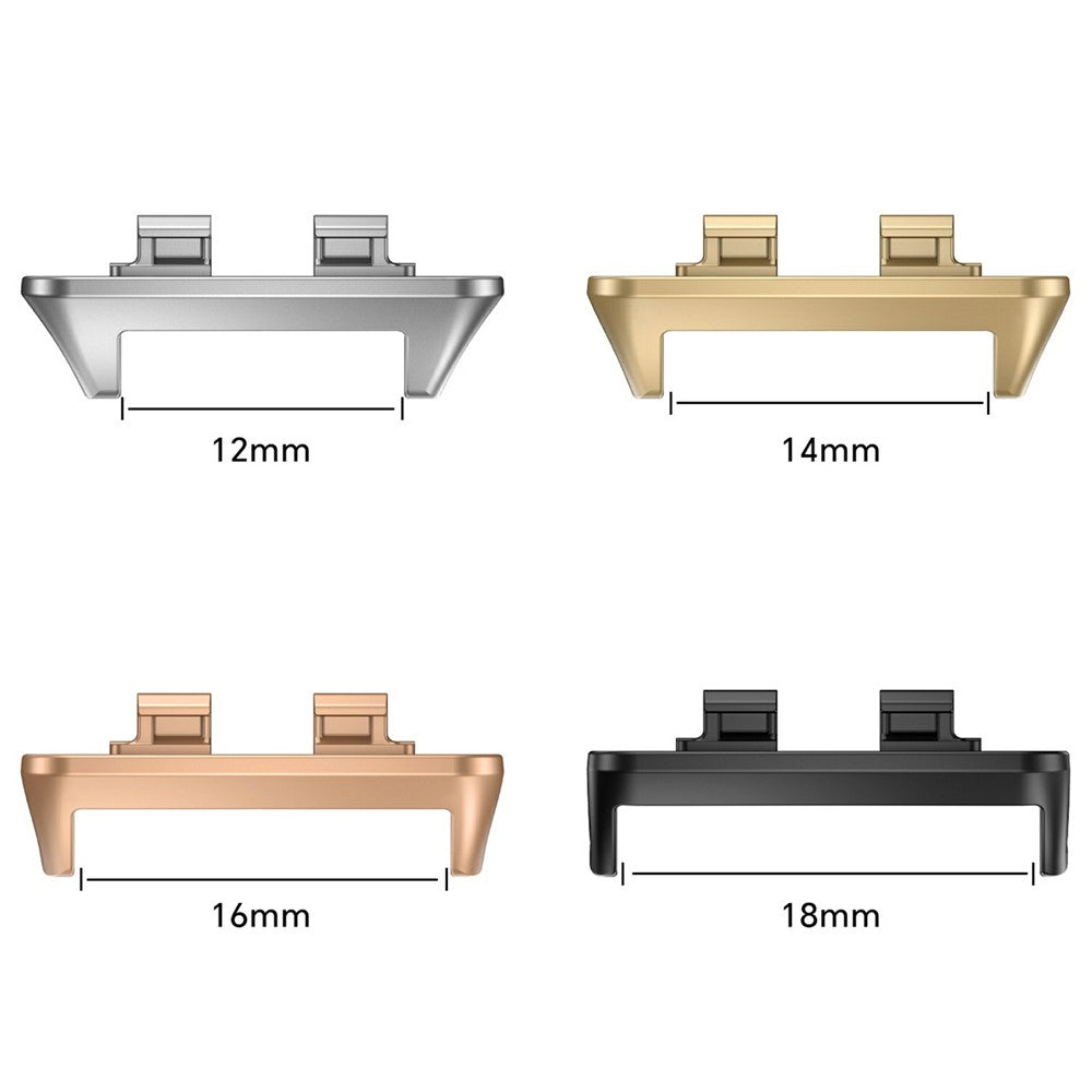 2Pcs 18mm Stainless Steel Watch Strap Connector for Huawei Band 11  /  11 Pro Metal Watchband Adapter