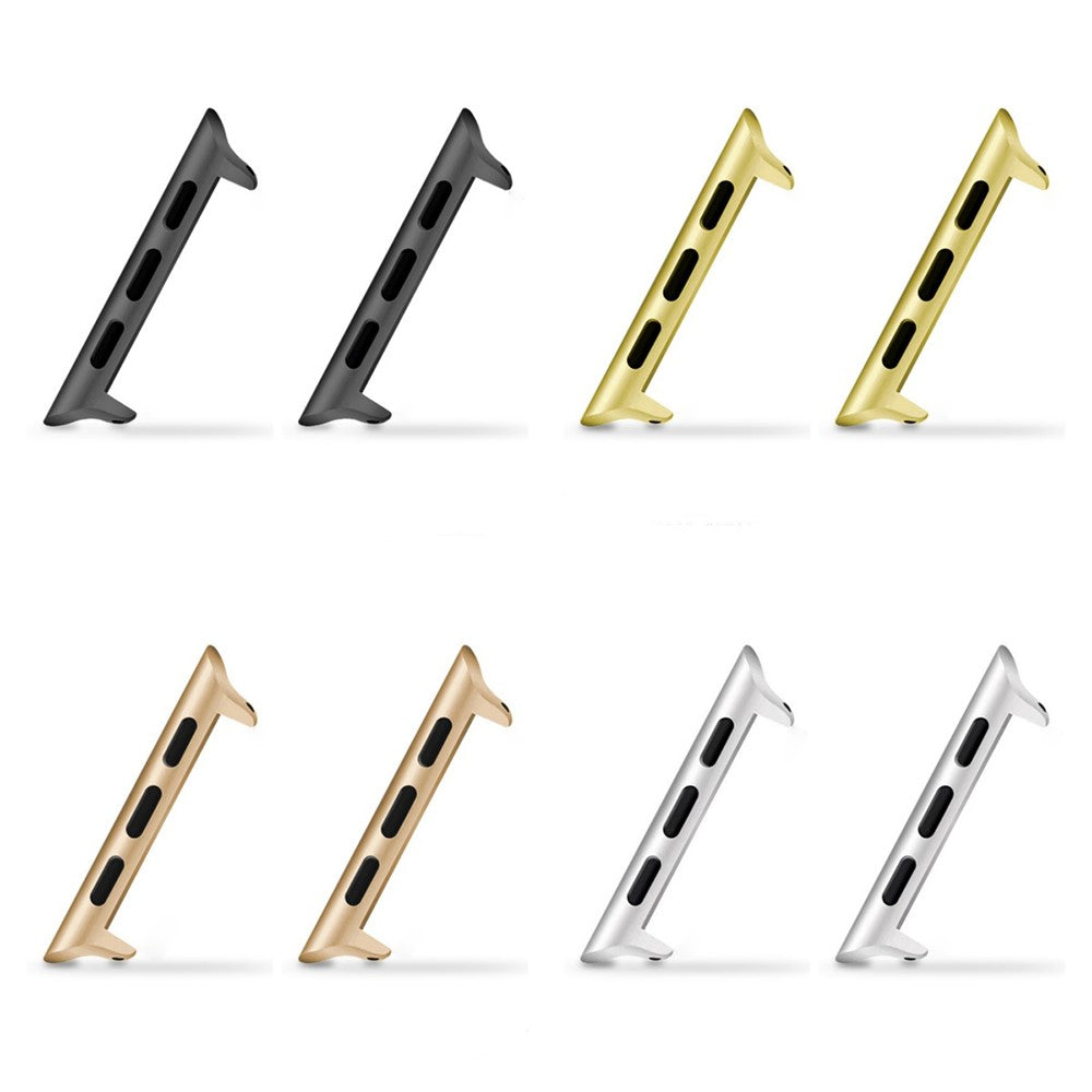 4 Pairs 22mm Metal Strap Connectors for Apple Watch Ultra 3 2 1 49mm / Series 11 10 46mm / 9 8 7 45mm / SE3 SE2 SE 6 5 4 44mm / 3 2 1 42mm Stainless Steel Adapters